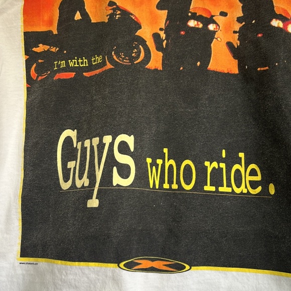 Vintage Xtreme T-Shirt / Large / Dirt Bike / Im With The Guys Who Ride / 2007 - Picture 5 of 10